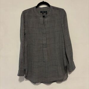 Theory lightweight wool blend blouse